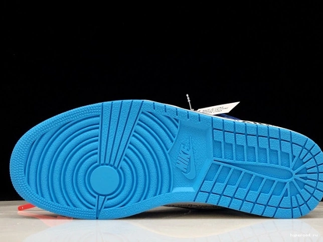Blue Off-White UNC 1 Air AQ0818-148 Jordan Powder 0816